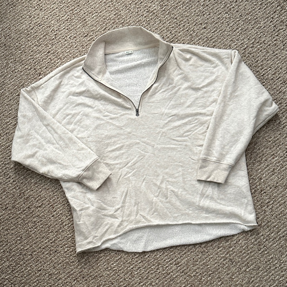 Aerie Cream Cozy Pullover